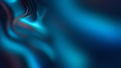 Plakat Swirls of Color Dance in an Abstract Digital Realm