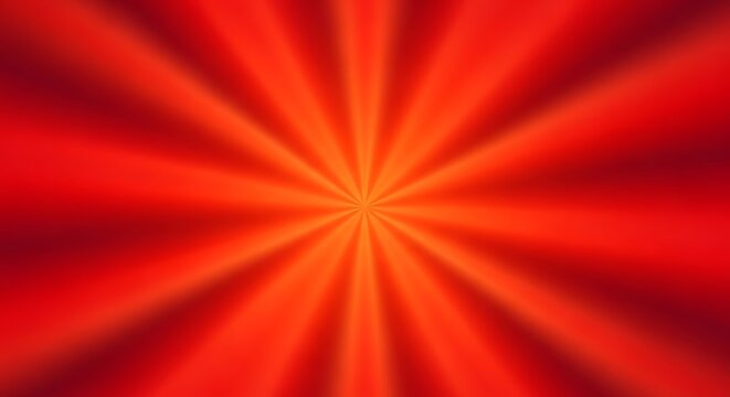 Vibrant red gradient glow background with dynamic rays