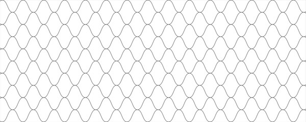 Mesh texture for fishing nets. Seamless pattern for sportswear or soccer goal, volleyball net, basketball hoop, hockey, athletics. vektor illustration © isma
