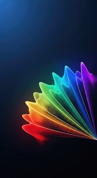 Abstract visualization illustrating how wave components separate based on frequency, causing energy packets to spread and lose coherence over time, temporal, signal, propagation