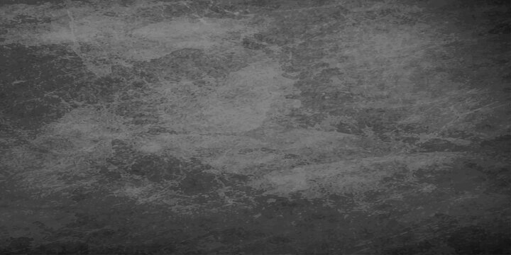 Aged dark gray grunge texture with a rough vintage concrete surface and old black and white paper pattern for a distressed stone wall backdrop
