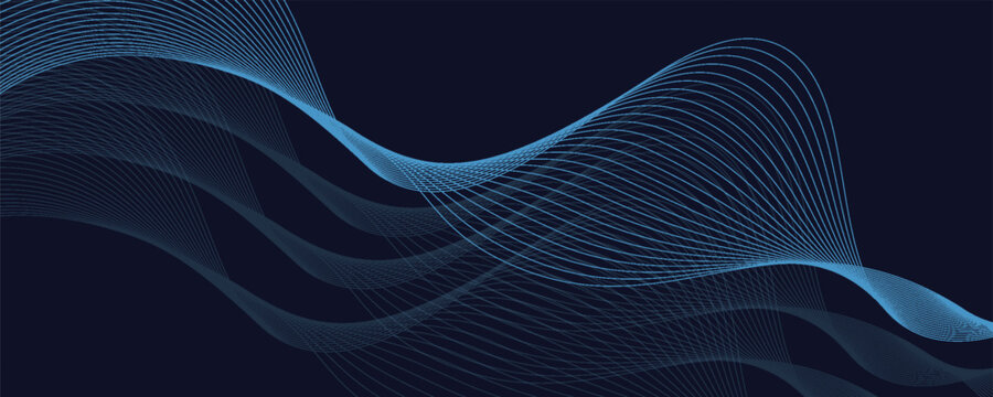 Premium background design with diagonal dark blue line pattern. Vector template for digital luxury banner, invitation, voucher, certificate.