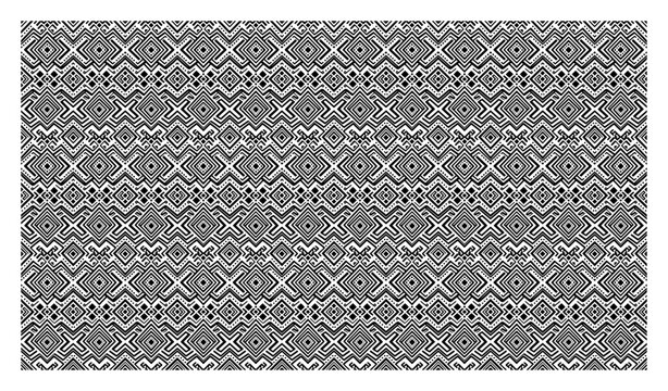 Intricate diamond geometric pattern with repetitive line textures in ethnic Moroccan style