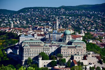 Obraz premium Overlooking the city of Budapest