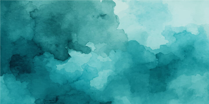 Abstract blue sky over Perito Moreno Glacier and Antarctic iceberg with cloudy watercolor texture and icy mist atmosphere