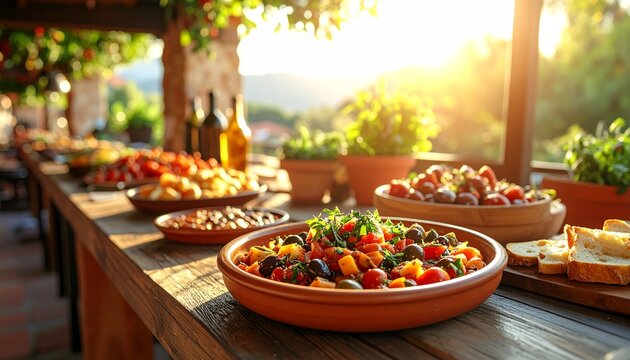 Spanischer Tapas Tisch gesellige Szene