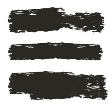 Print brush stroke vector art design on white background use for banner, poster.