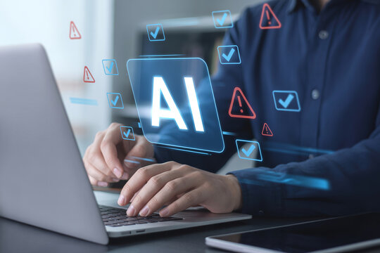 Ai system monitoring and automated verification process on computer for business workflow.
