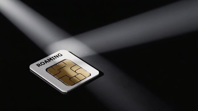 SIM card with roaming.