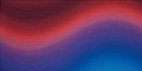 Abstract gradient in vibrant red and blue hues blend seamlessly to create a visually striking backdrop. © alien
