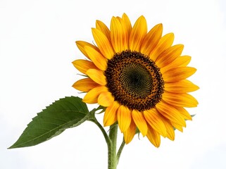 Obraz premium Sunflower drawing clipart for coloring pages bright yellow flower illustration