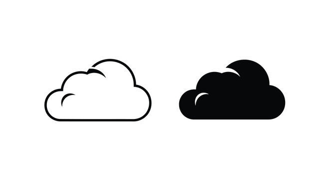 Pile of feces icon set outline and solid fill versions for graphic design