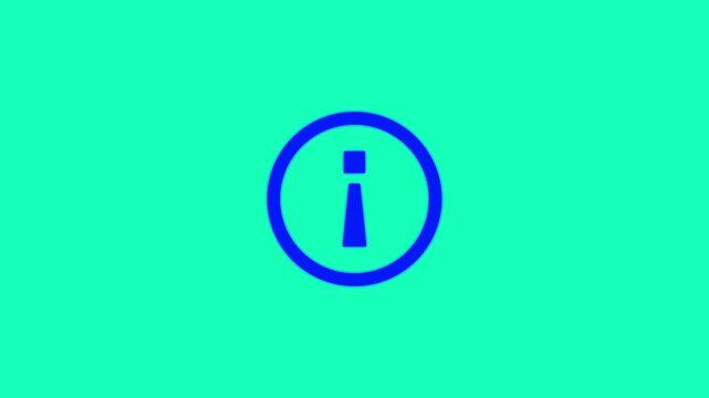 Information outline icon. Symbol, logo illustration for mobile concept . Help desk service and support round button sign.