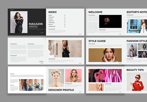 Fashion Magazine Template Design