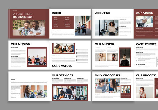 Marketing Brochure Template Design