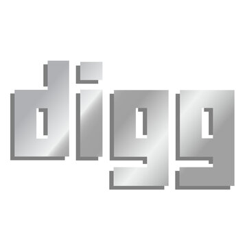 Digg silver icon