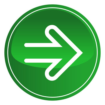 Green round arrow button