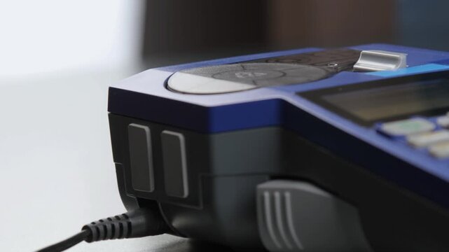 Thermal printing printer. It is used for marking in the electrical control panel. 