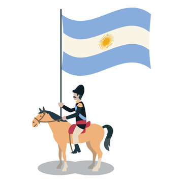 Standard bearer uruguay  Soldier