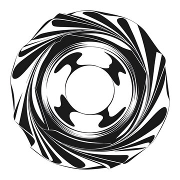 vector roll of aluminum foil close up top view
