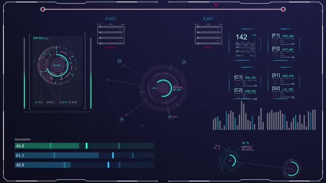 Virtual reality.Futuristic VR head-up display design. HUD,GUI futuristic element. Circle Abstract Digital Technology UI Futuristic HUD Virtual Interface Elements Sci- Fi Modern User For Graphic Motion