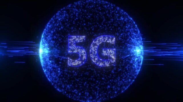 5 G abbreviation, modern technology concept. Business, Technology, Internet and network concept. social, and environmental benefits for all stakeholders.
