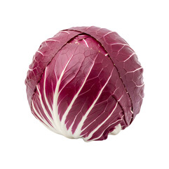 Fototapeta premium Fresh red cabbage on transparent background