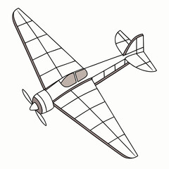 Vintage biplane aircraft in flight © Badsha