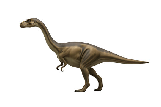 Dinosaur walking on transparent background