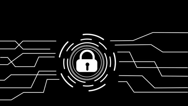 Cybercafe Security Icon. Internet Network Computer Security. Concept of cybercafe security, data protection and internet privacy