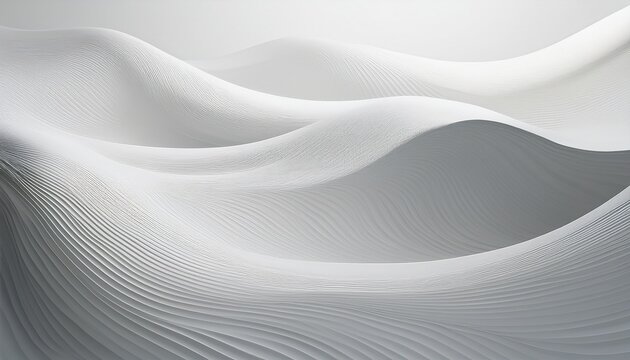 minimalist style pure white wave world wallpaper