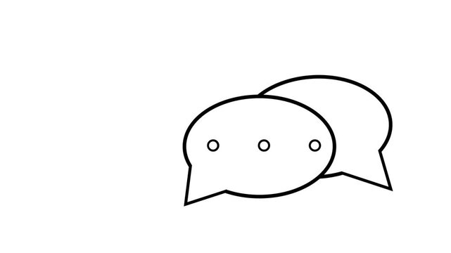 illustration about comment icon speech bubble talk icon outline