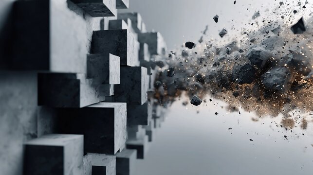 Adaptive learning systems - Dynamic abstract forms, conceptual evolution, visual energy adaptation, layered composition, minimalistic representation, expressive symbolic AI growth.