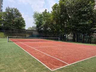Fototapeta premium empty tennis court