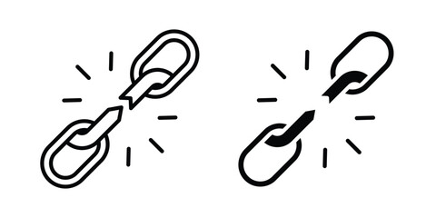 Fototapeta premium Weakness icon vector illustration. Editable black icons. EPS 10