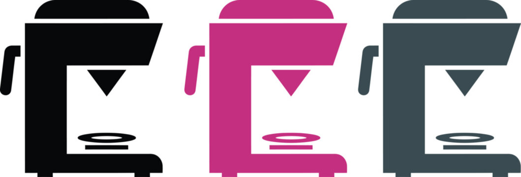 3d cartoon vector illustration of a set of colorful pink and white business icons and food container paper box tags in a modern design sign object string
