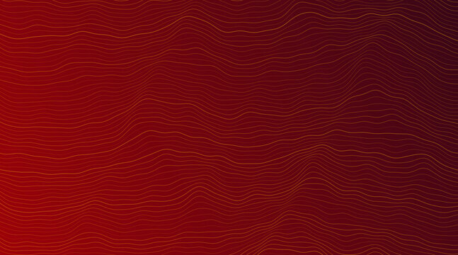 3D Contour Isoline Background featuring Volcanic Lava Fields Terrain