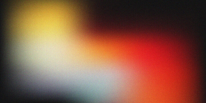 Abstract Grainy Mesh Gradient Background with Vibrant Red, Orange, and Yellow Tones