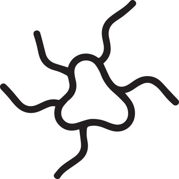 Neural Dust Particle with Antennae Vector Icon: Futuristic Nanotech Sensor for IoT Smart Devices, AI Edge Computing, Wearable Tech, Brain-Computer Interfaces, IoT Sensor Networks