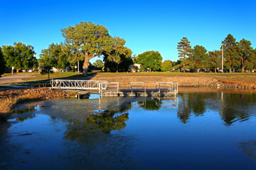 Fototapeta premium Gothenburg Nebraska Lake Scenery