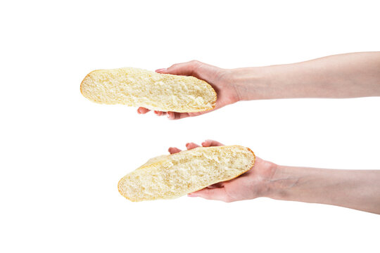 Bread isolated on a white background