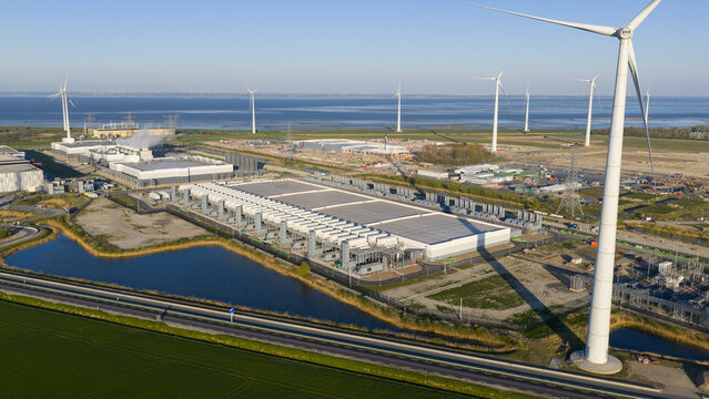 Aerial View of Eemshaven Hyperscale Data Center