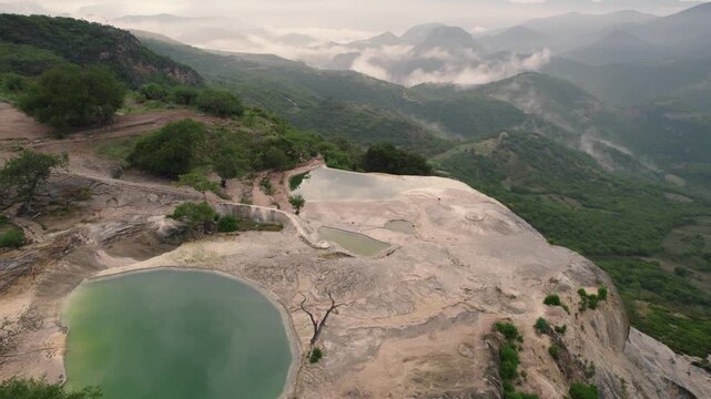 CASCADAS PETRIFICADAS DE HIERVE EL AGUA OAXACA