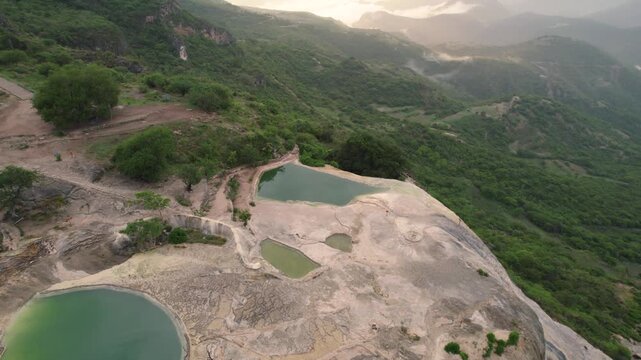CASCADAS PETRIFICADAS DE HIERVE EL AGUA OAXACA