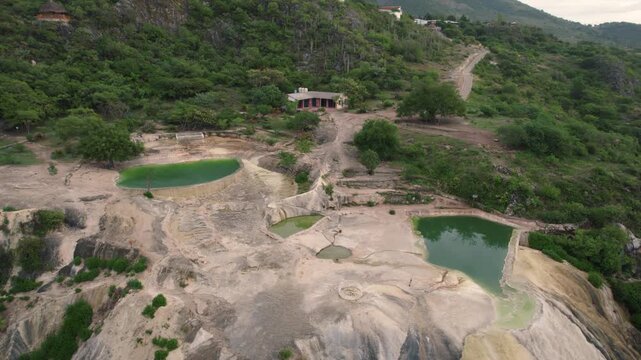 CASCADAS PETRIFICADAS DE HIERVE EL AGUA OAXACA