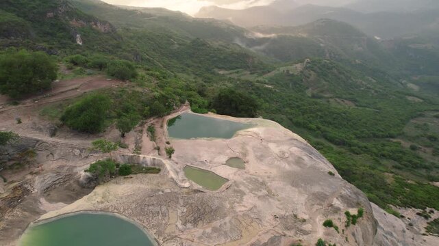 CASCADAS PETRIFICADAS DE HIERVE EL AGUA OAXACA