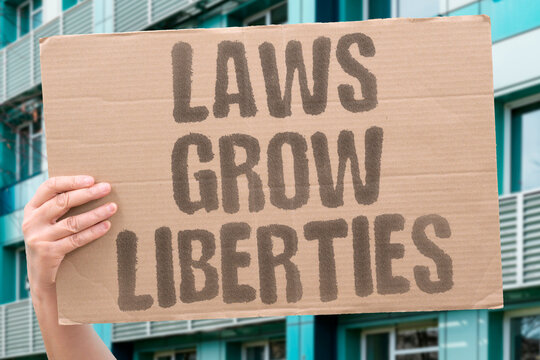 "Laws Grow Liberties" Legislative expansion without corresponding public accountability produces measurable net reductions in civil liberty. LEGAL. LEGISLATE. ACCOUNT. CIVIL. REDUCE.