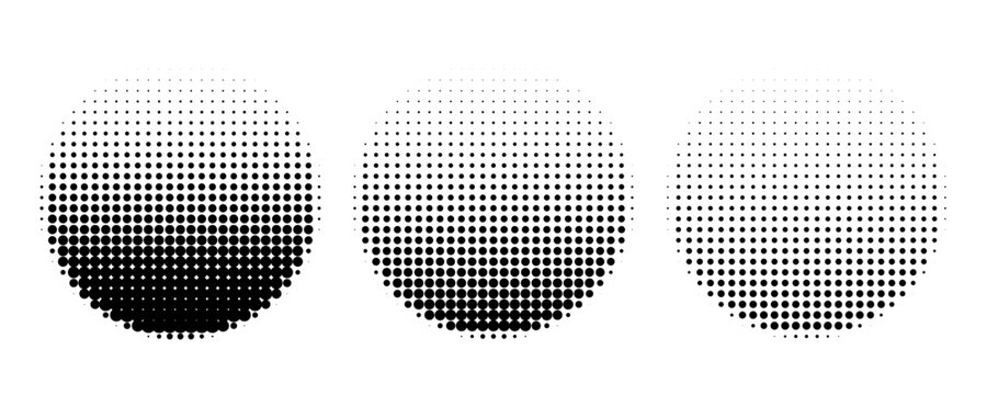 Round dot pattern, abstract half tone background