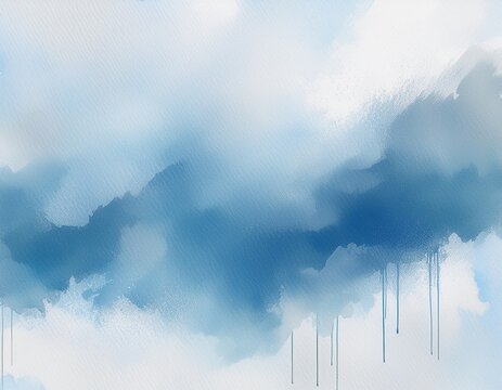 light gray blue watercolor wet wash splash background