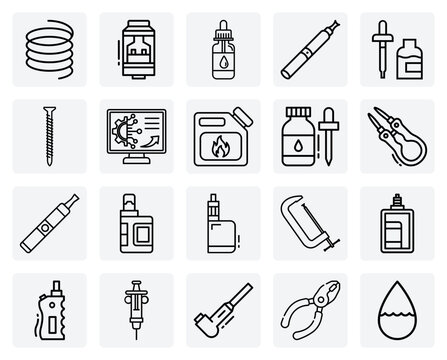Vape Maintenance And Coil Building Tools &ndash; Pliers, Screws, And Tongs For Repairing E-Cigarette Devices